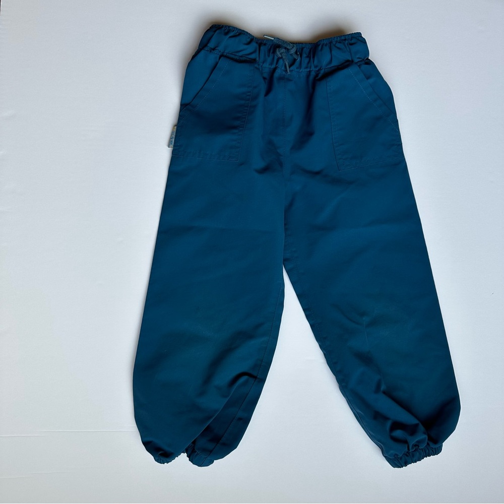 Jan & Jul Waterproof Puddle Dry Rain Pants, Blue, 4T